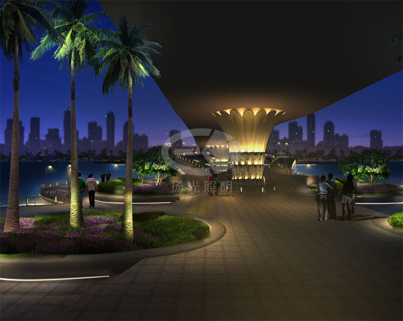 海南?；◢u夜游燈光